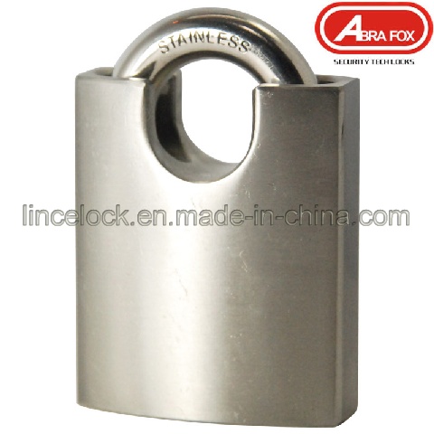 Different-size Stainless Steel Padlock with Shrouded Shackle (202)