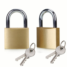 China Solid Brass Padlock with Keys