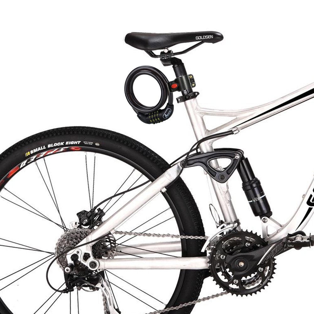  Black Standard Combination Bike Lock