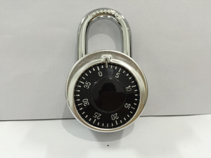 High Quality Aluminum Alloy Housing Chrome Plated Combination Dial Padlock (503A)